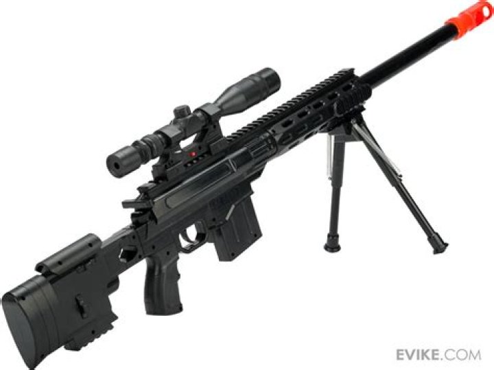 Are airsoft snipers spring powered?