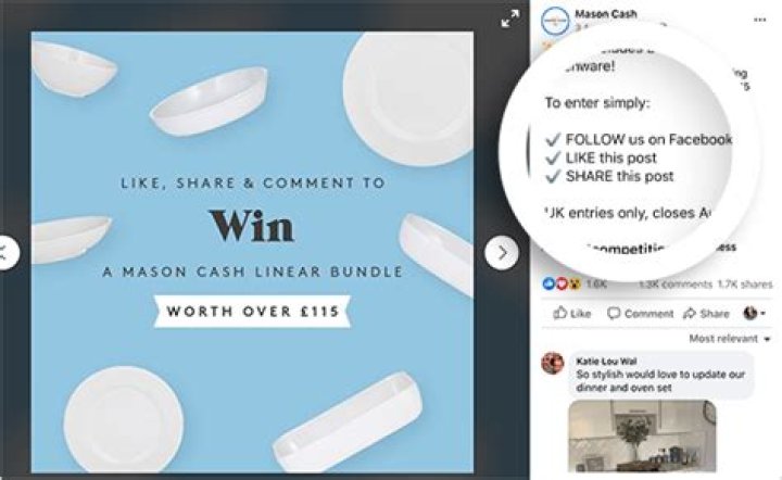 Are like and share competitions allowed on Facebook?
