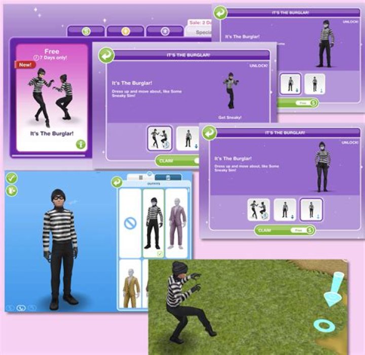 Are there burglars in The Sims 3?