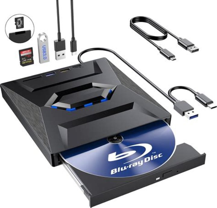 Can external CD drives play Blu-ray?