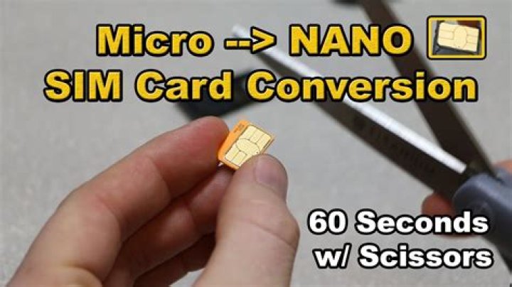 Can I convert Micro SIM to Nano SIM?