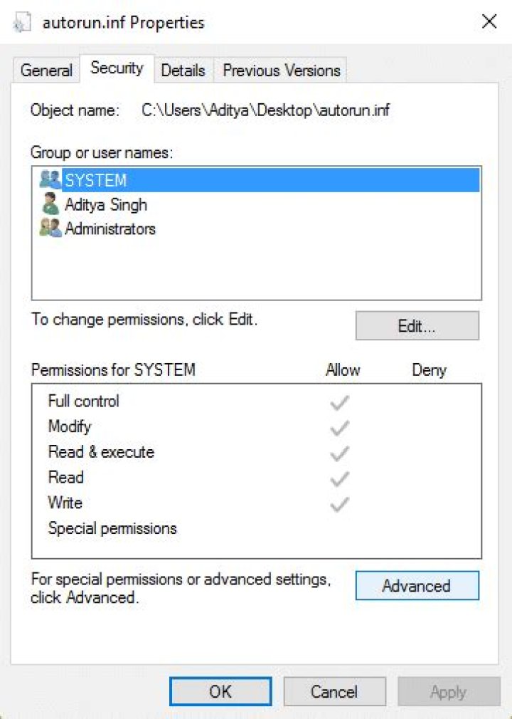 Can I delete autorun inf?