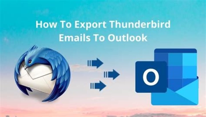 Can I export from Thunderbird to Outlook?