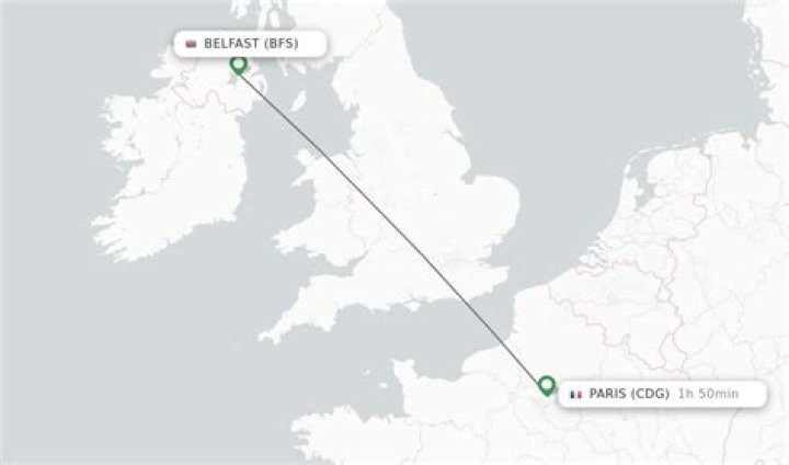 Can I fly from Belfast to Paris?