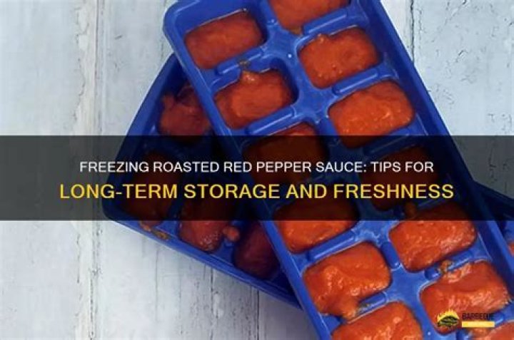 Can I freeze red pepper sauce?
