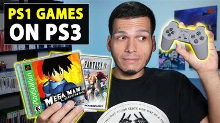 Can I run PS1 games on PS3?