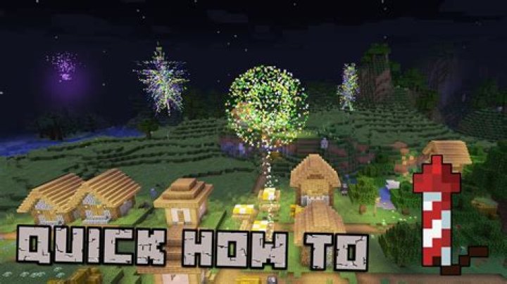 Can you buy fireworks in Minecraft?