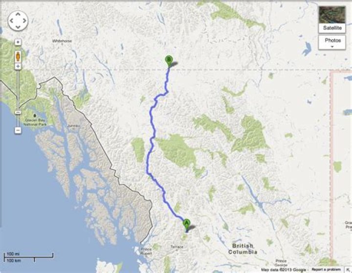 Can you drive to Cassiar BC?