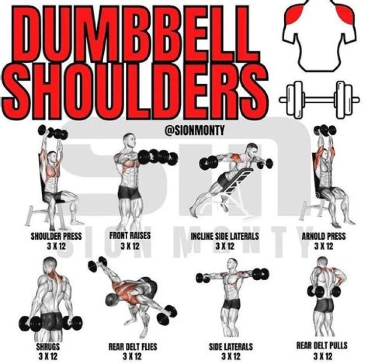 Can you get big shoulders with dumbbells?