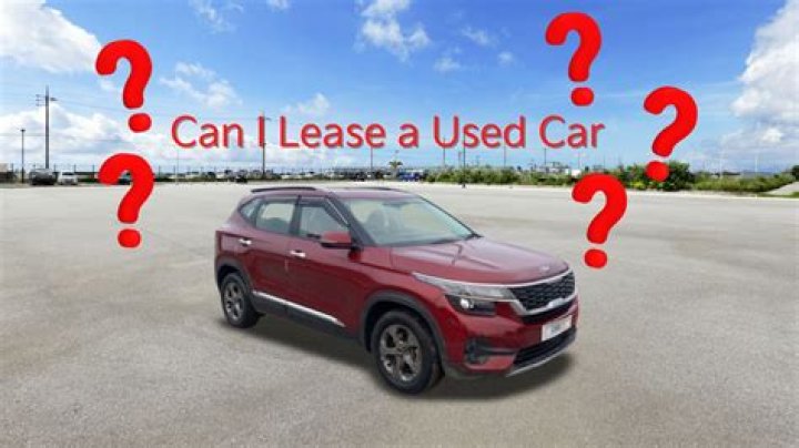 Can you lease a used SUV?