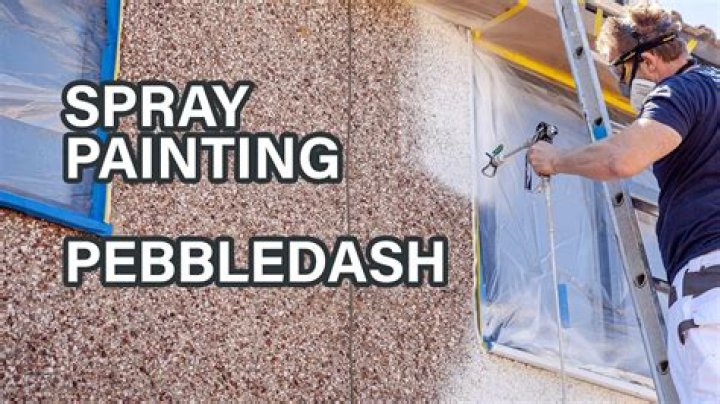 Can you paint over pebble dashing?