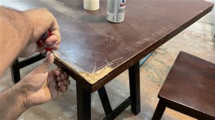 Can you restore particle board furniture?