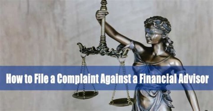 Can you sue financial advisor?