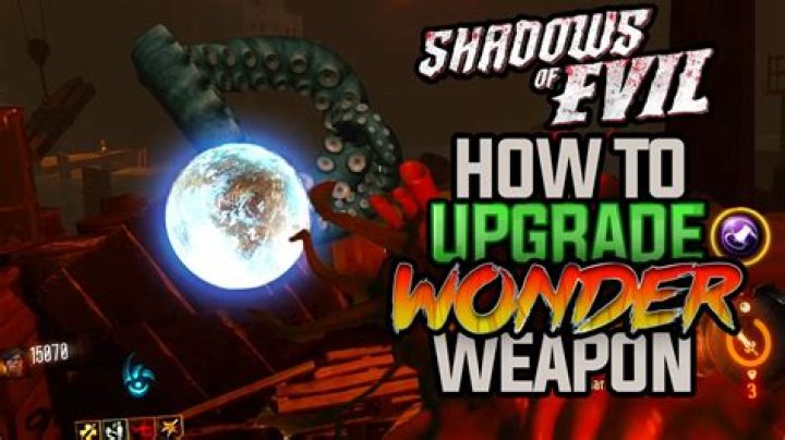 Can you upgrade the shadows of evil wonder weapon?