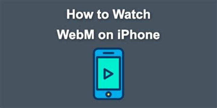 Can you view WebM on iPhone?