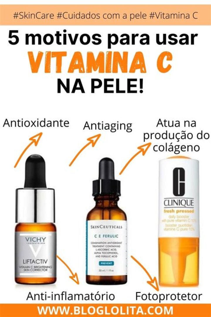 Como aplicar a vitamina C para o rosto?