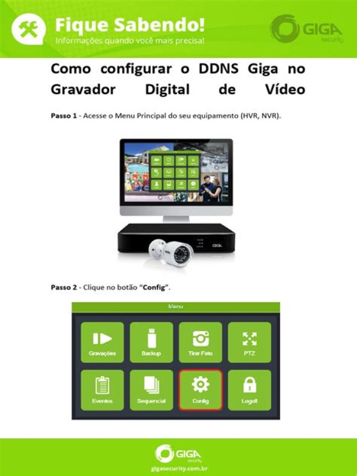 Como configurar o DDNS no gravador digital de video?