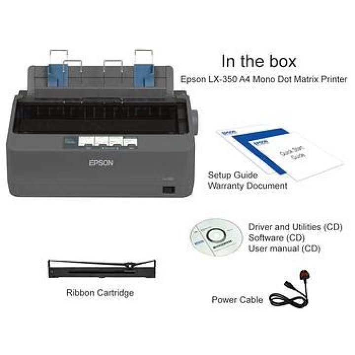 Como instalar el software de la impresora epson lx 350?