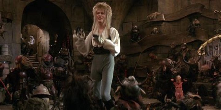 Did David Bowie do the balls in Labyrinth?