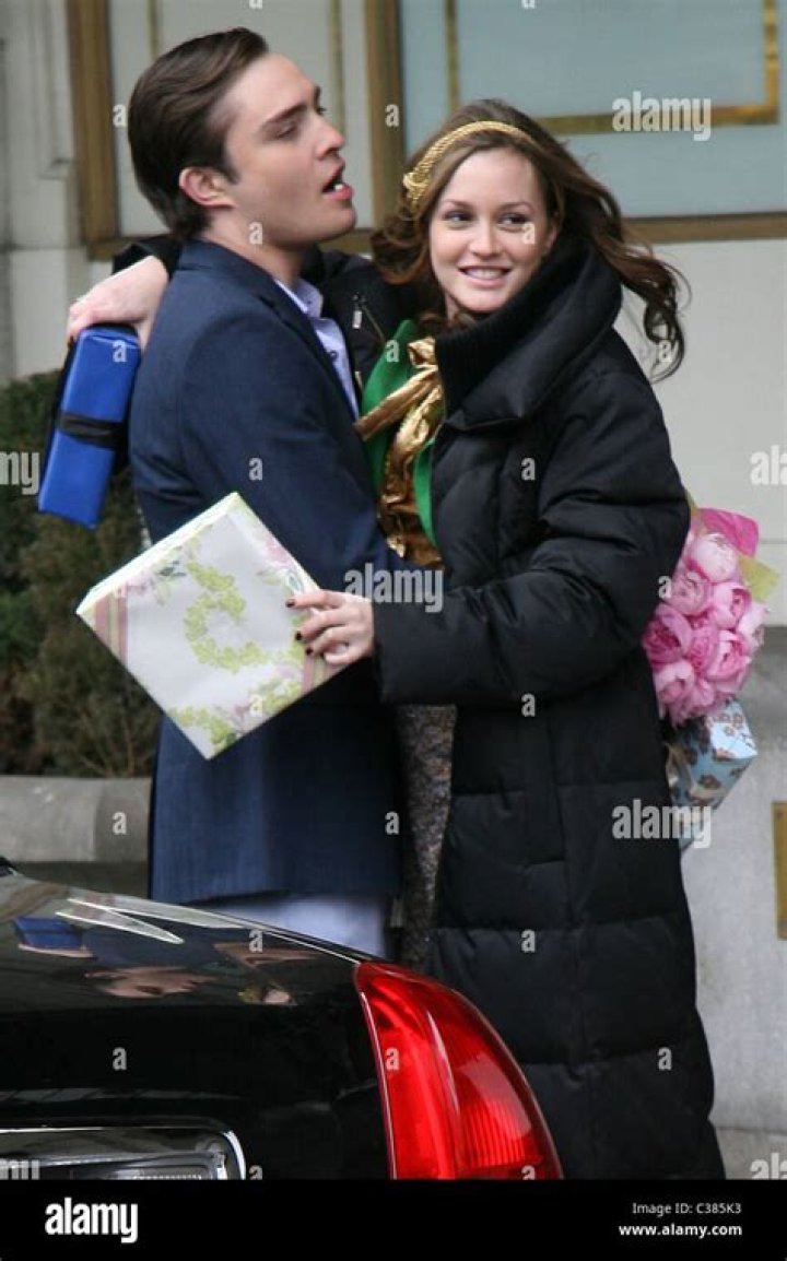 Did Ed Westwick say he was in love with Leighton?