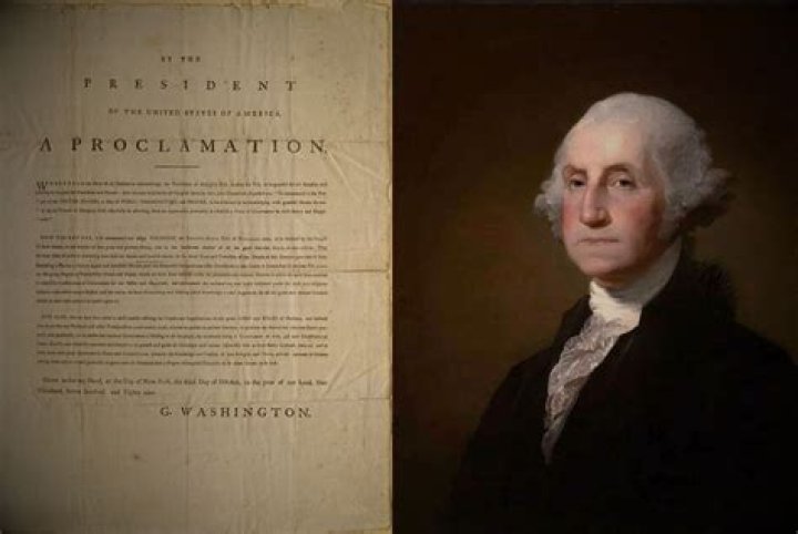 Did George Washington make a Thanksgiving proclamation?