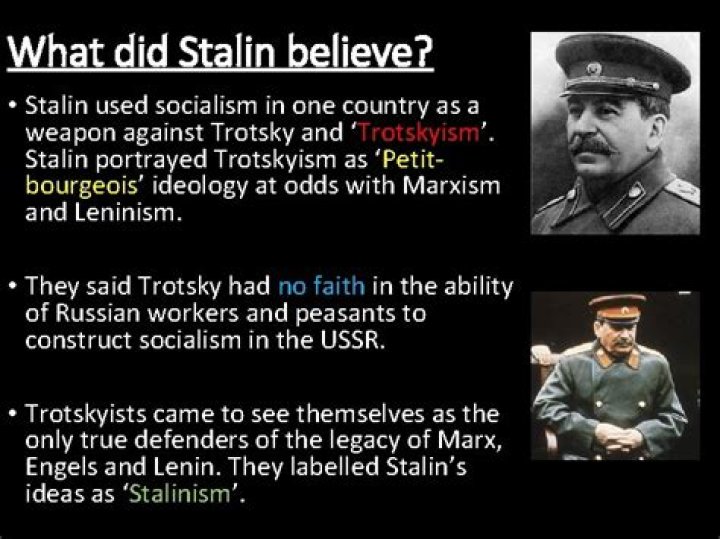 Did Stalin believe socialism?