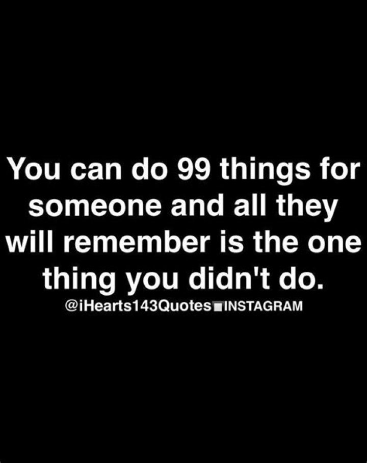 Do 99 good things quotes?