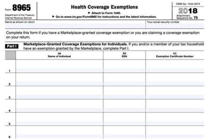 Do I need to file form 8965 for 2019?
