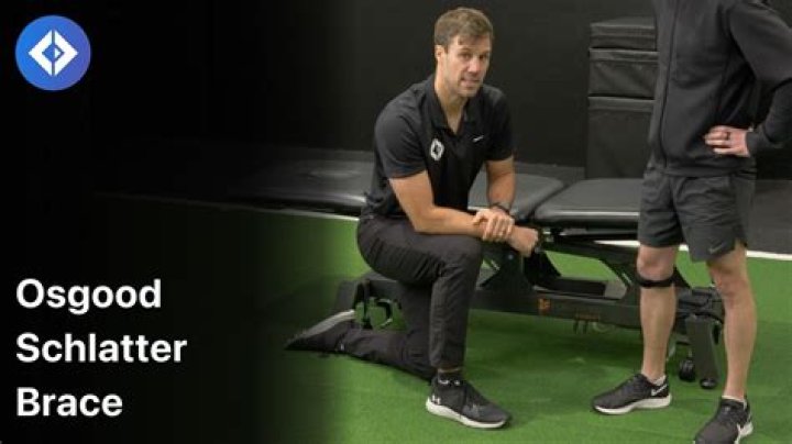Do knee braces help with Osgood Schlatters?