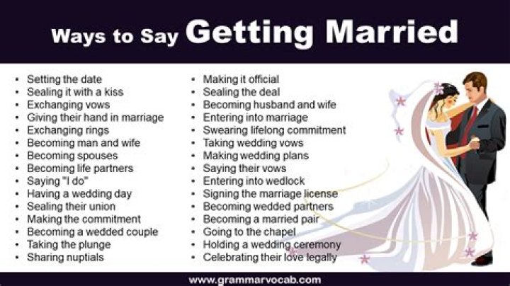 Do they really get married in we got married?