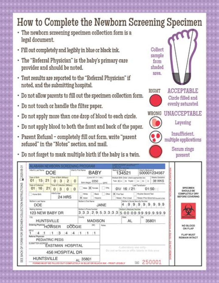 Do they test for PKU at birth?