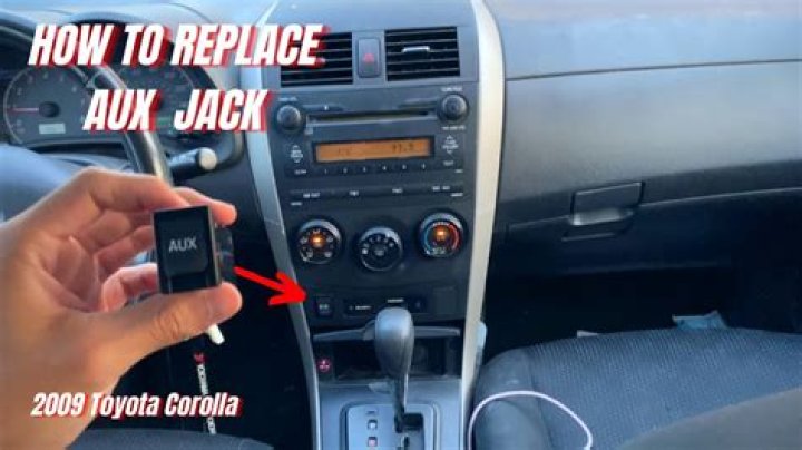Does a 2004 Toyota Corolla have an aux port?
