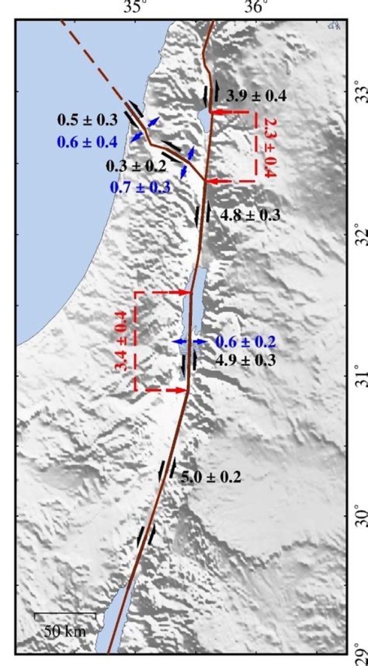 Does a fault line run through Jerusalem?