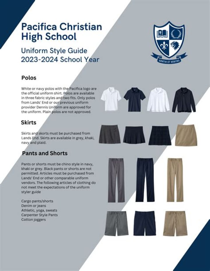 Does Lands End carry uniforms in store?