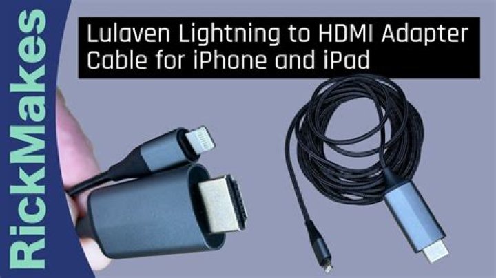Does Lightning to HDMI cable work?