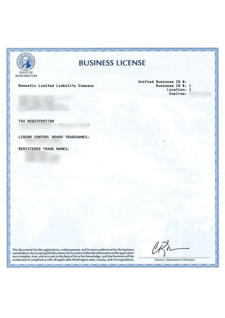 Does my LLC need a business license in Washington state?