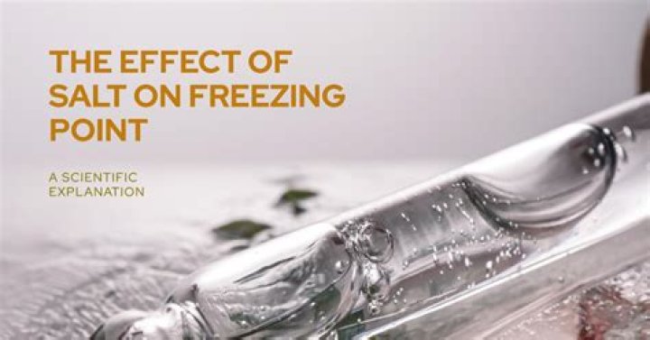 Does salt water freeze easily?