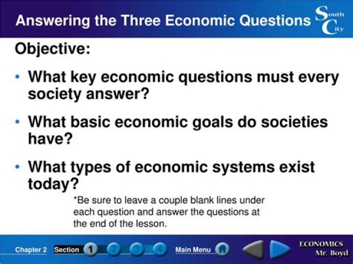 How are the three economic questions answered?