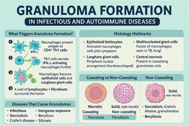 How big do granulomas get?