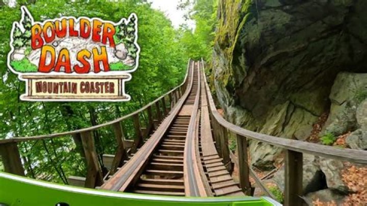 How big is the Boulder Dash drop?