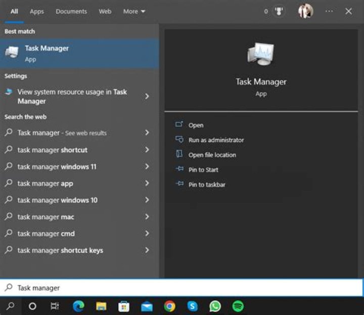 How can I access Task Manager from another computer?