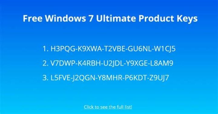 How can I change my windows 7 ultimate product key?
