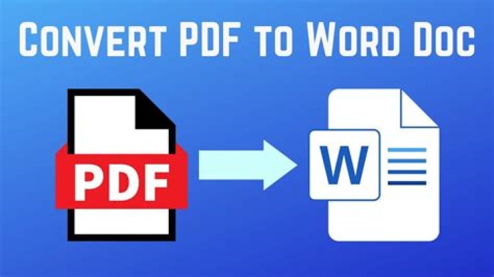 How can I convert a PDF to a Word document for free?