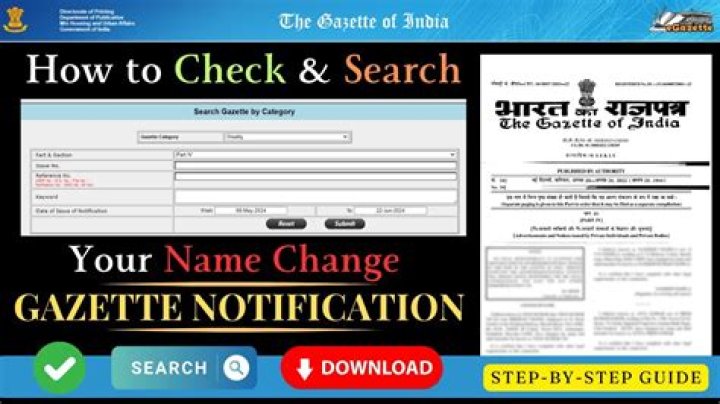 How can I find Gazette by name?