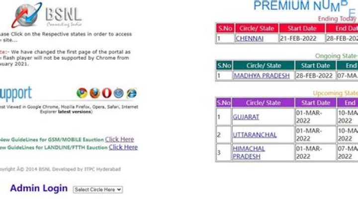 How can I get BSNL fancy number in Tamilnadu?