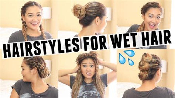 How can I make my hair look wet all day?