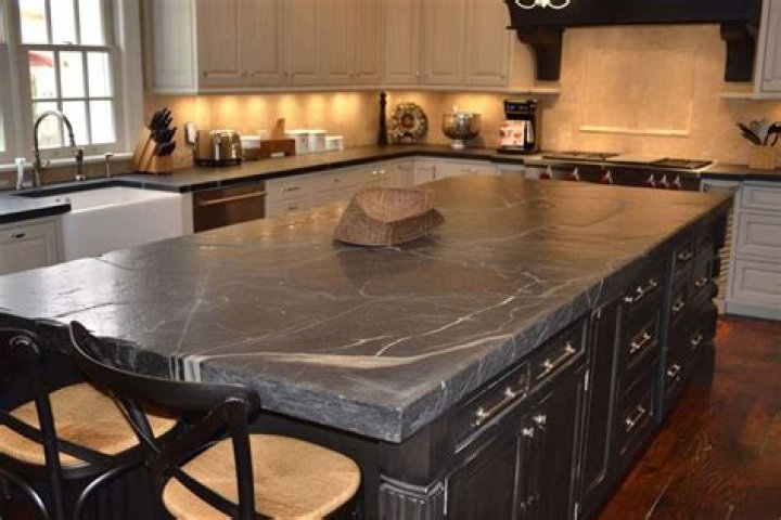 How can I make my kitchen look like soapstone?