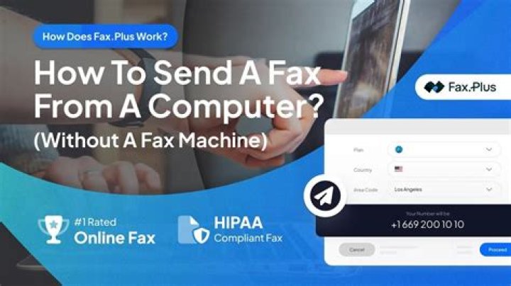 How can I send a secure fax online?