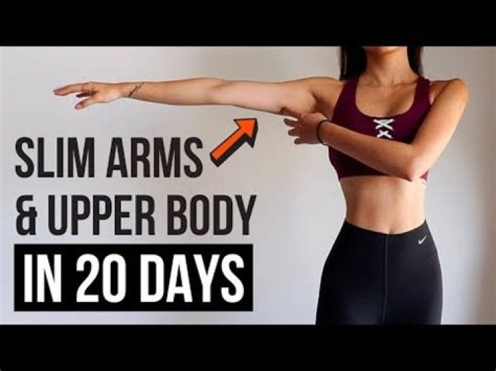 How can I slim down my arms fast?