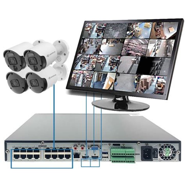 How can I watch live security cameras?